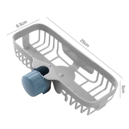 Adjustable Sink Drain Rack Sponge Storage