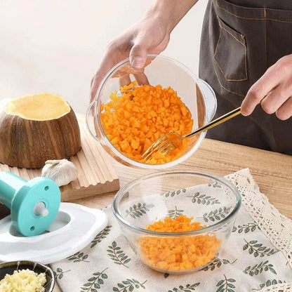 manual press type vegetable cutter household multi-functional cooking machine mincing machine