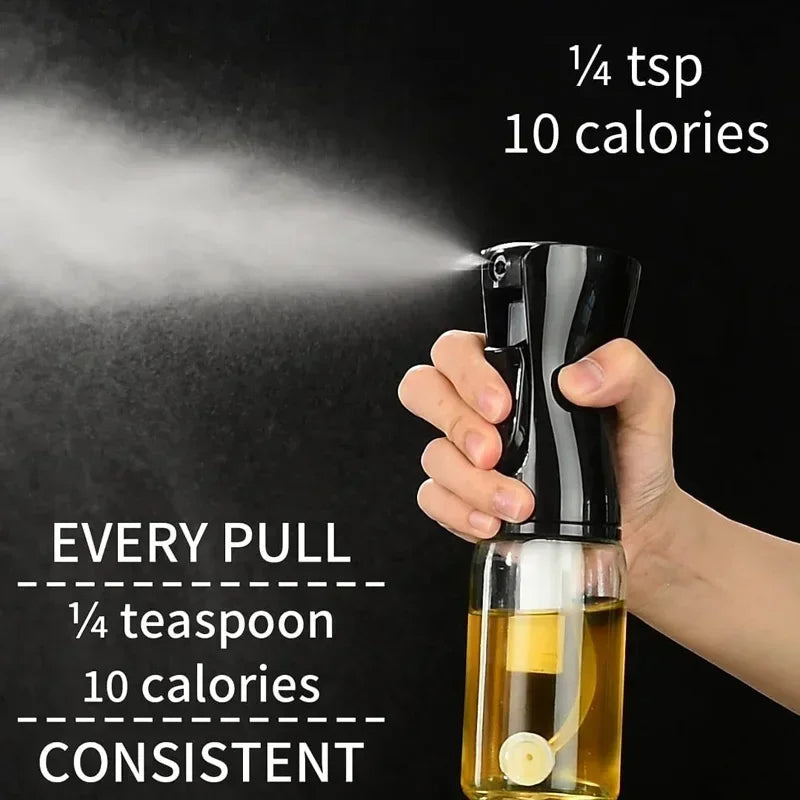 Oil Spray Kitchen Household Edible Olive Oil Spray Bottle Atomized Misty Oil Tank Air Fryer Spray Bottle