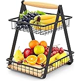 2-Tier Fruit Basket Stand