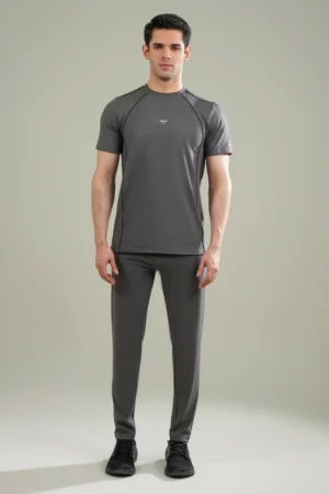 Charcoal Piped Tracksuit