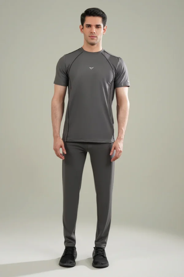 Charcoal Piped Tracksuit