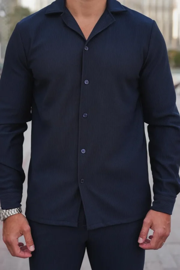 6_4419b134-1621-426c-bc48-a200c70e68a0 Navy Essential Button Up Set