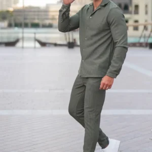 Army Essential Button Up Set